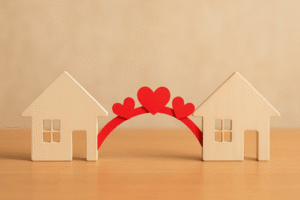 שני בתים נפרדים עם גשר לבבות המחבר ביניהם, איך לפתוח דף חדש אחרי גירושין ולהתחיל חיים חדשים